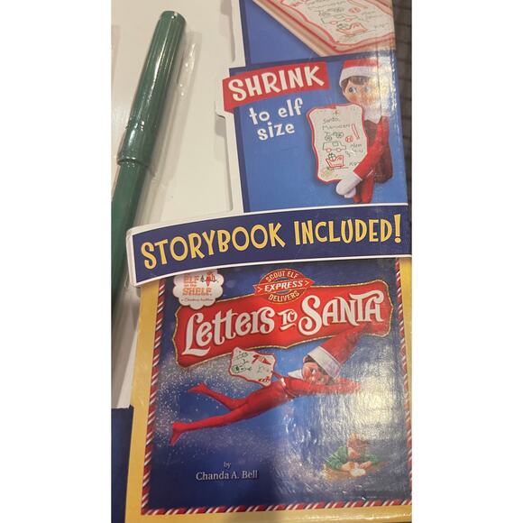 Elf on The Shelf Book Letters to Santa set Shrinky Dinks New - Picture 3 of 4